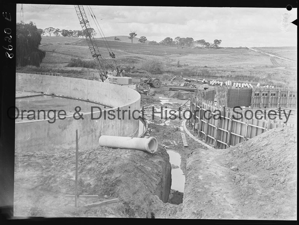 Treatment works progress shots