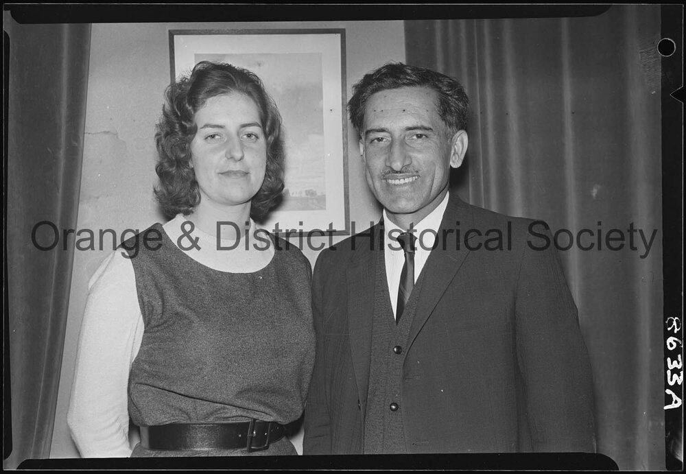 Miss E Schneider and Mr Yousaf Bangash
