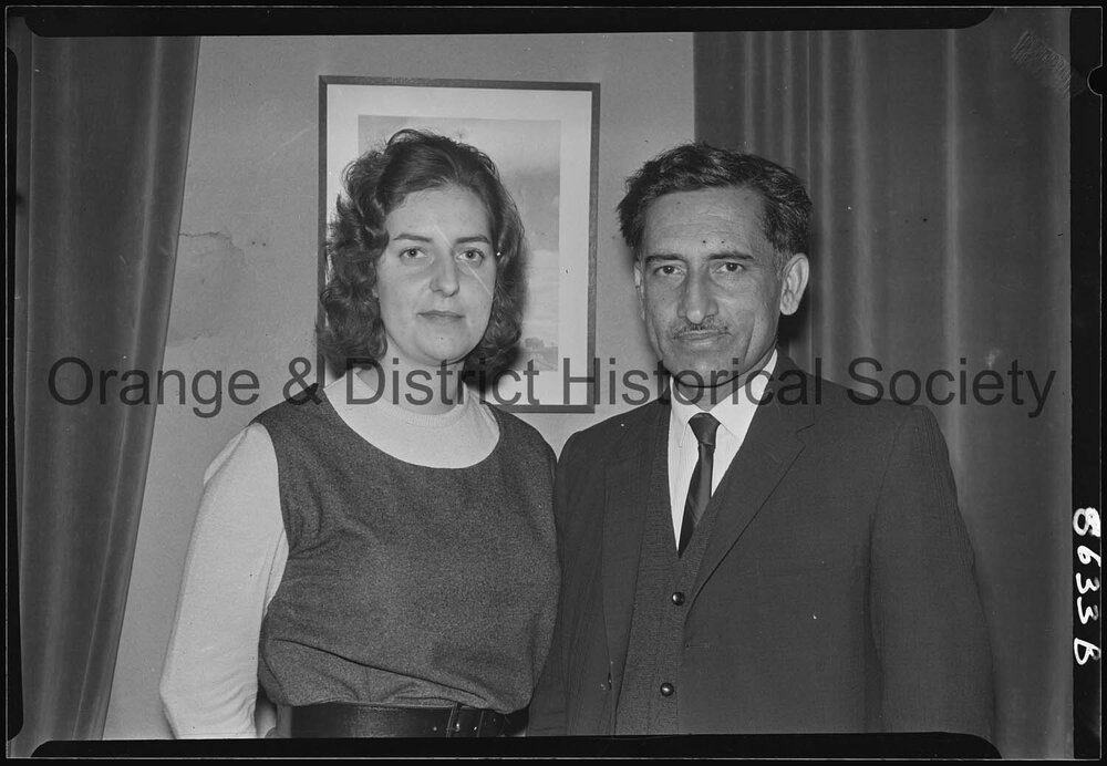 Miss E Schneider and Mr Yousaf Bangash