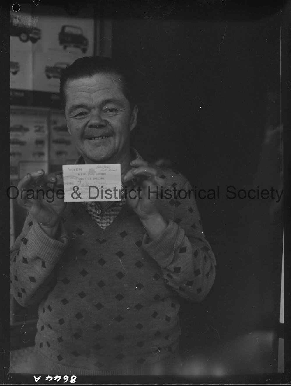 Lottery winner Peter Jones