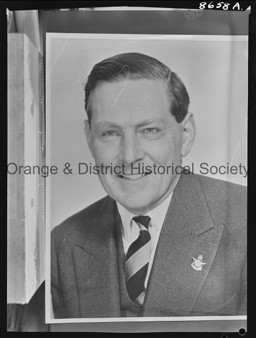 Copy Minister for Air, Mr D Fairbairn DFC