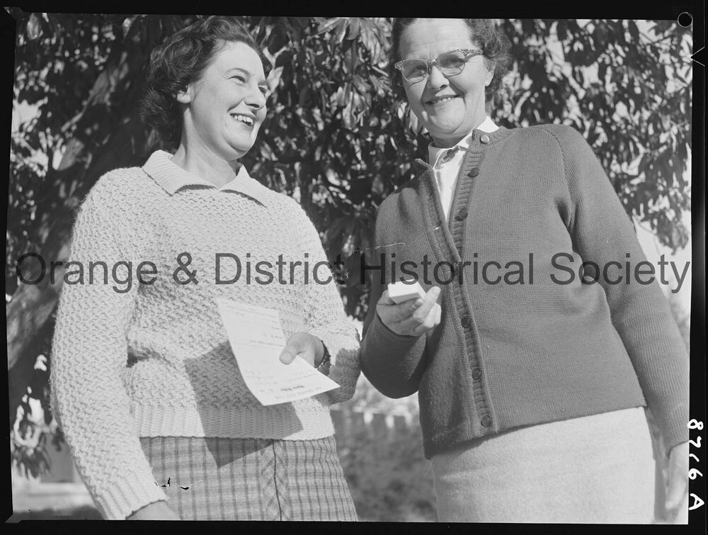Mrs Sykes and Mrs Cath Menzies