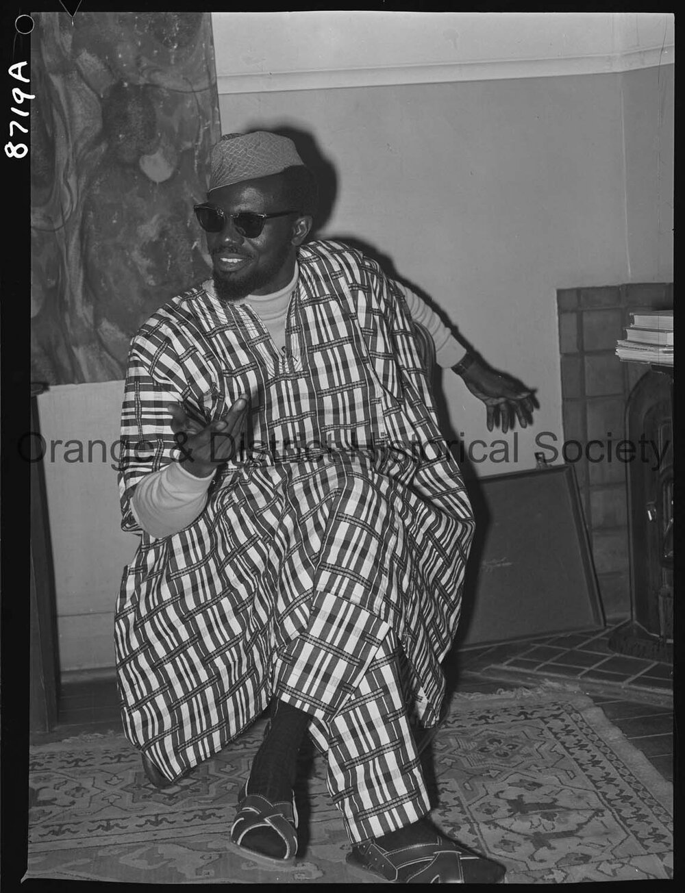 Nigerian visitor to Orange