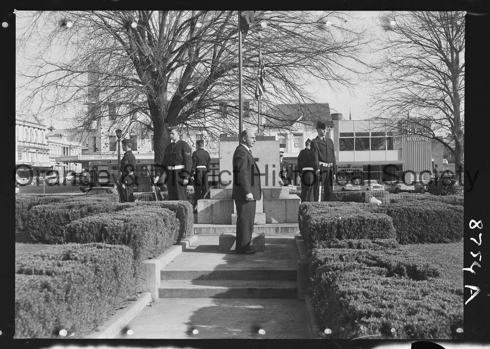 Cenotaph wreath laying ceremony