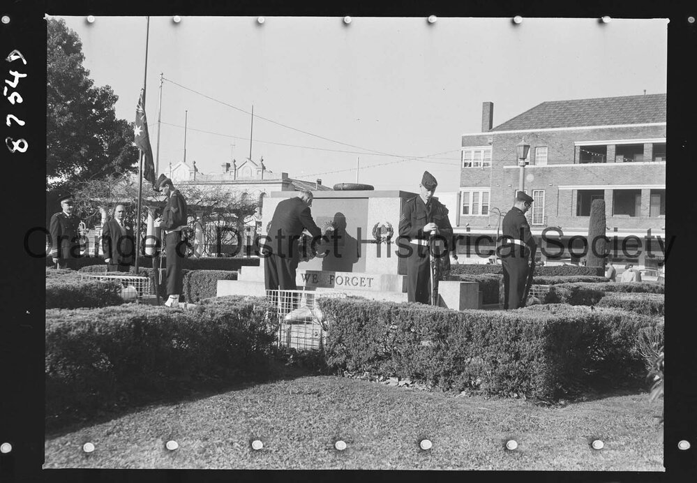 Cenotaph wreath laying ceremony