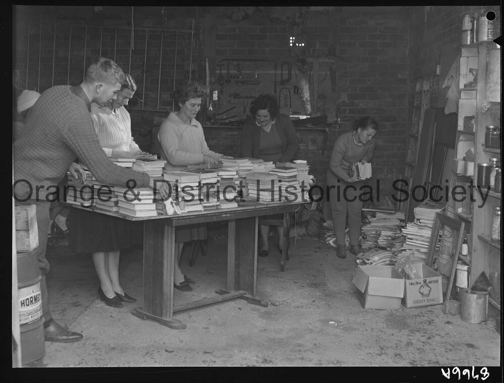 Orange Lions Club book drive
