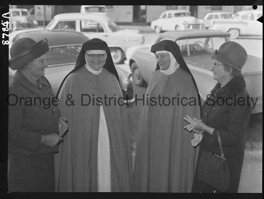 Visiting Franciscan nuns