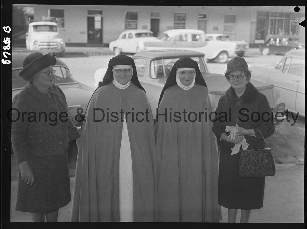 Visiting Franciscan nuns