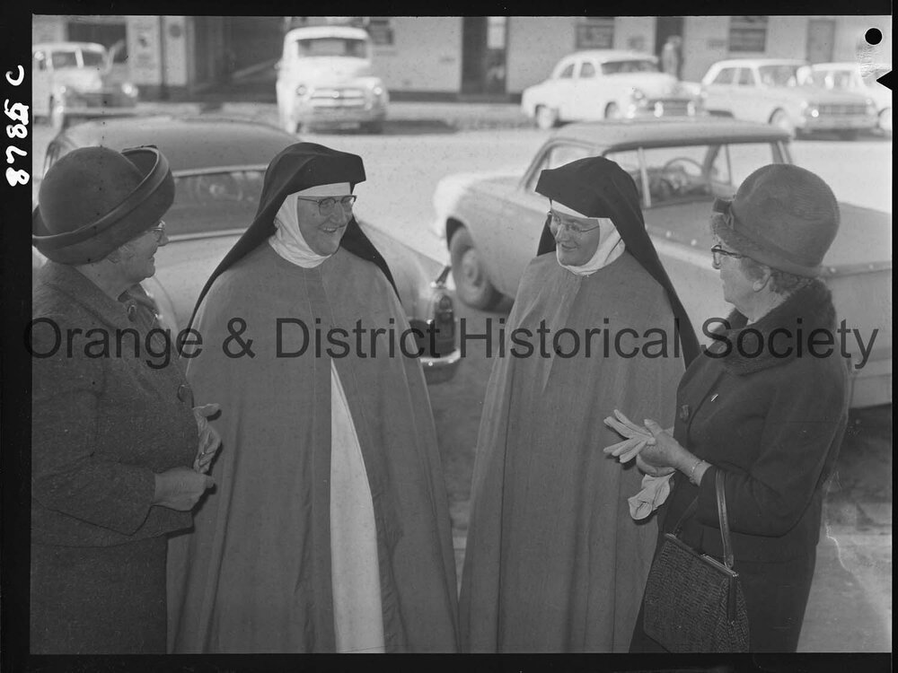 Visiting Franciscan nuns