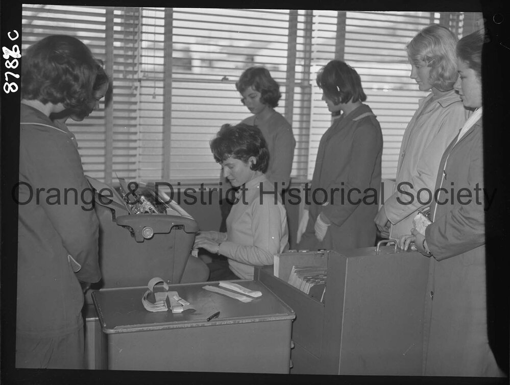 Book-keeping machine demonstration