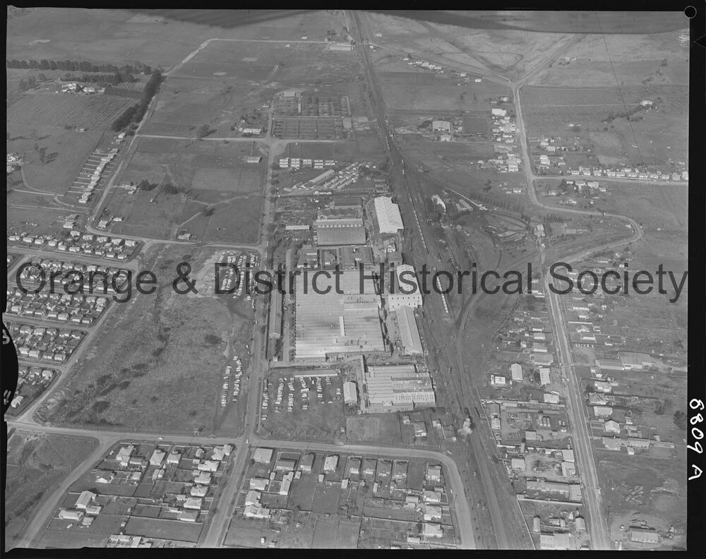 Aerial view of Email factory