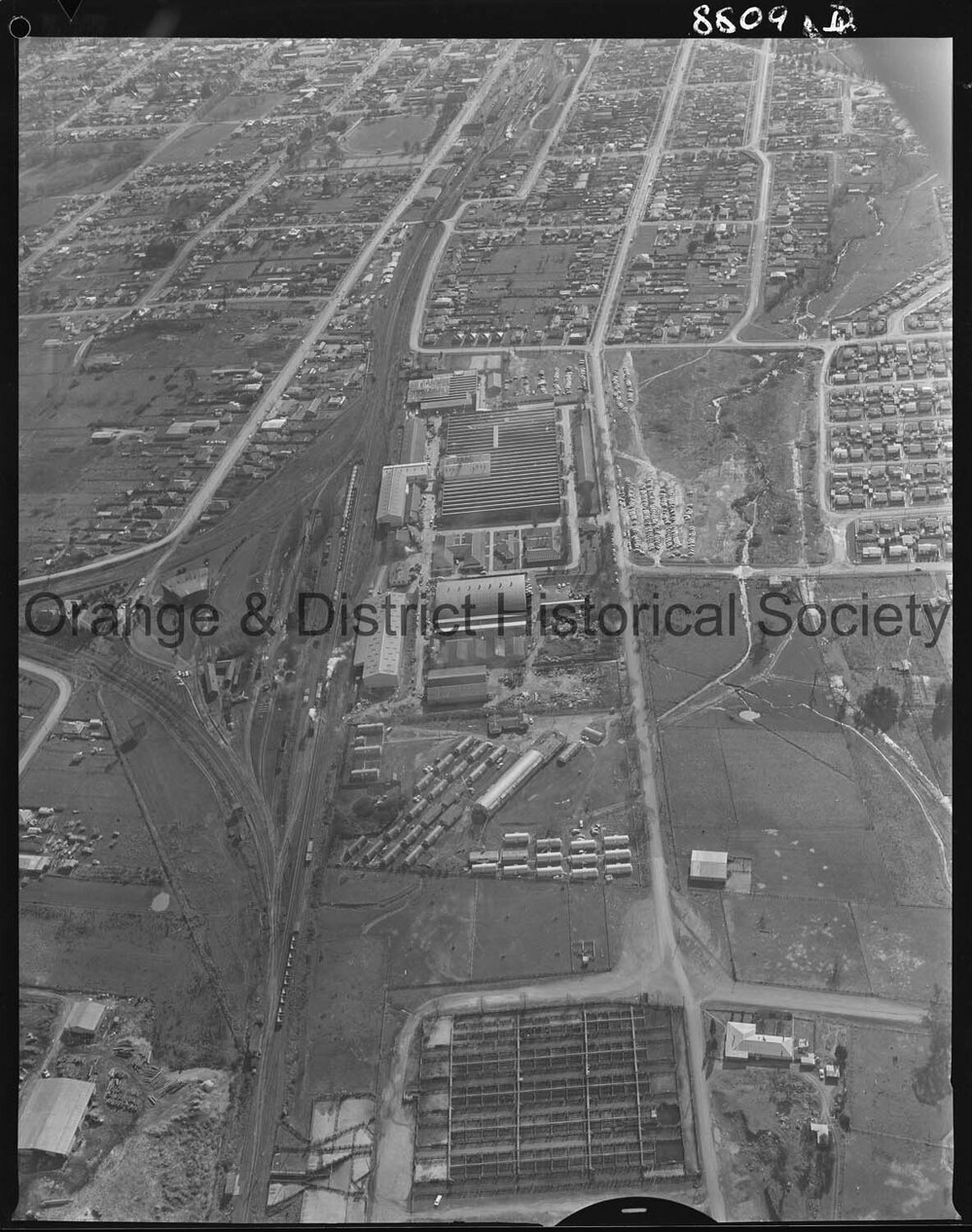 Aerial view of Email factory