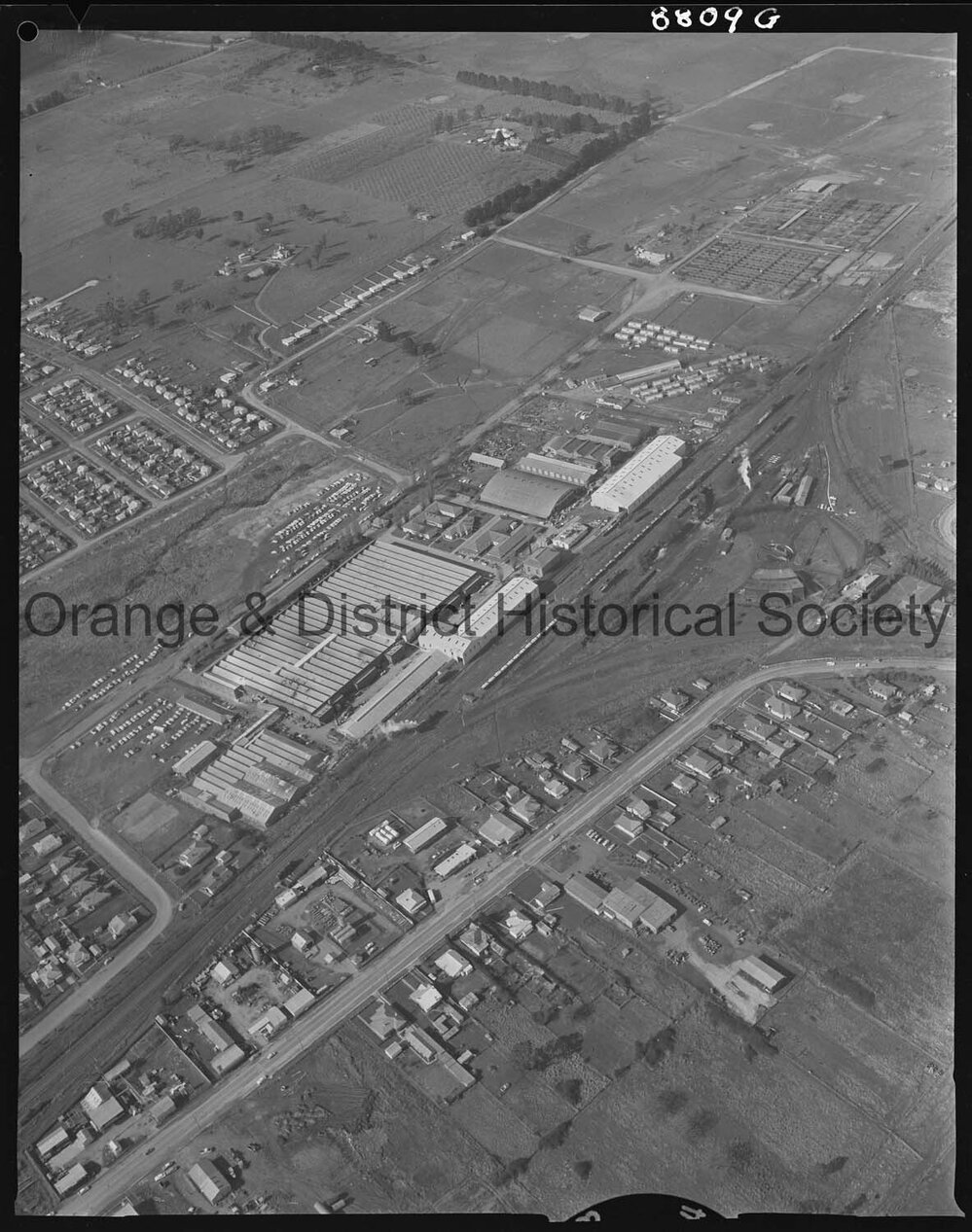 Aerial view of Email factory