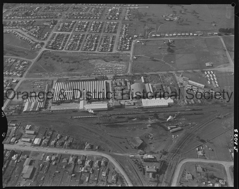 Aerial view of Email factory
