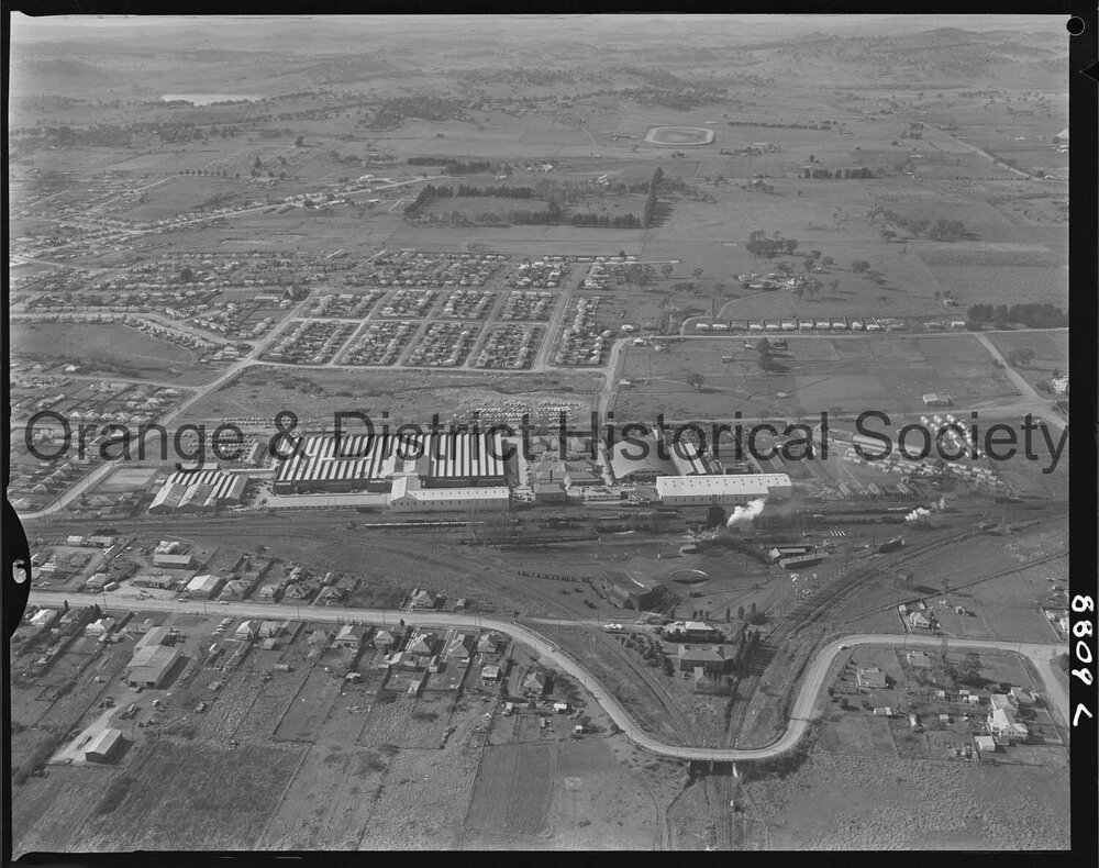 Aerial view of Email factory