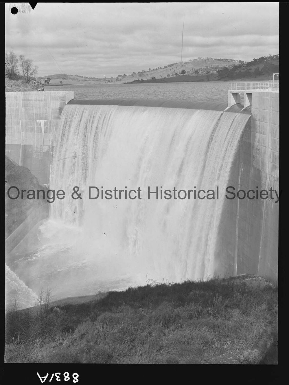 Suma Park water over the spillway