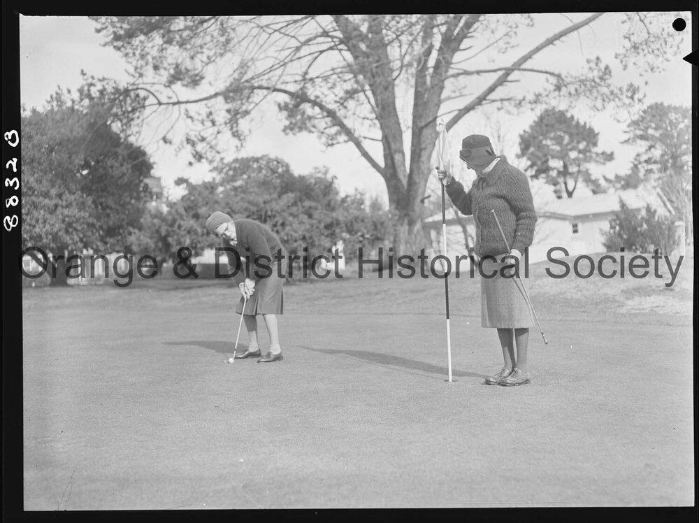 Mrs F Brazier and Mrs Eade