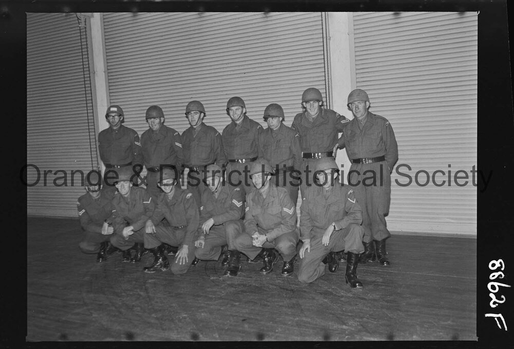 Troops at Romani Barracks
