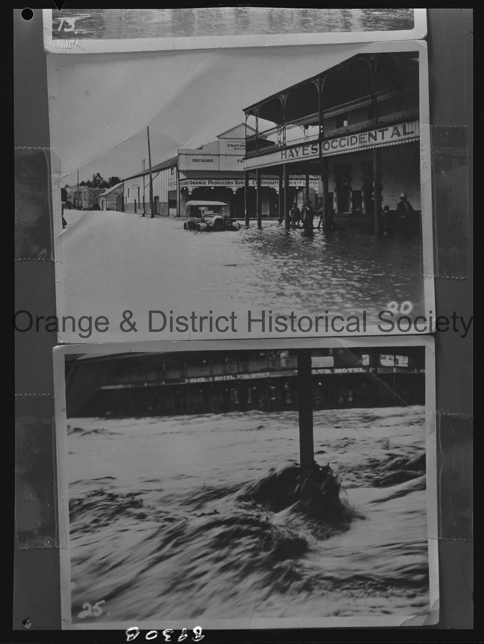 Copy photos of Orange in flood