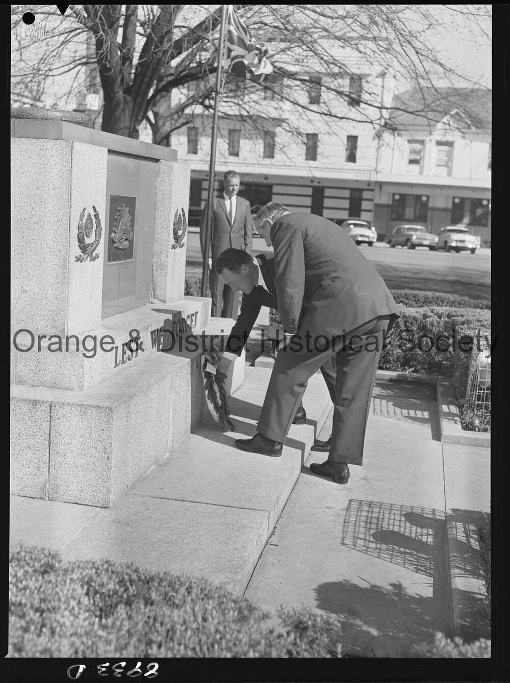 Laying Wreath