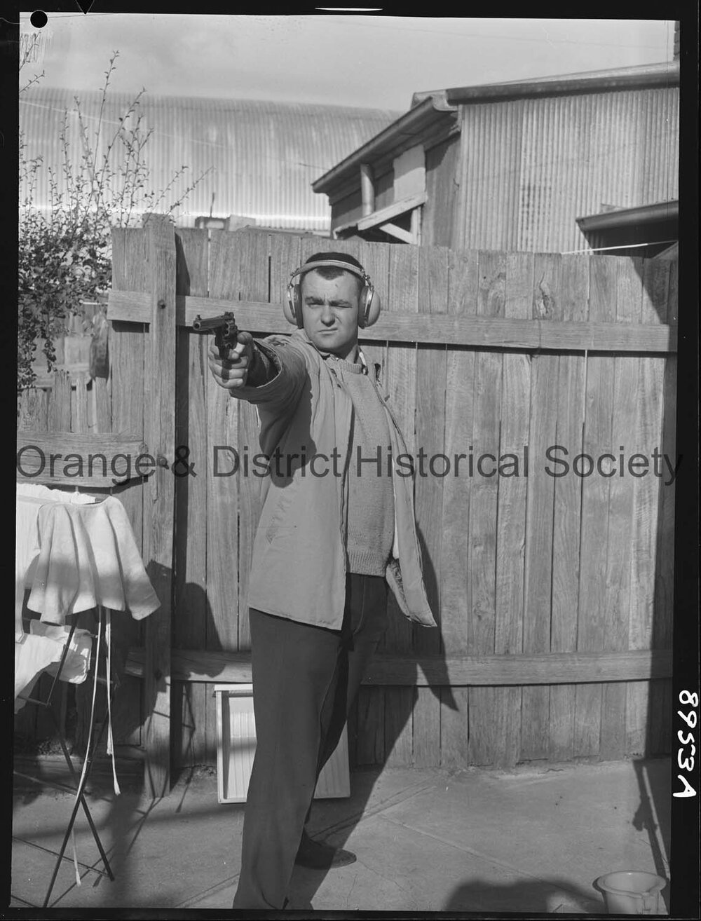 John Baird member of NSW State pistol shooting team