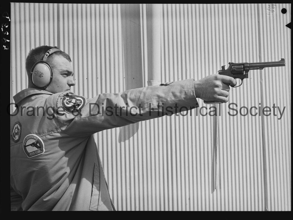 John Baird member of NSW State pistol shooting team