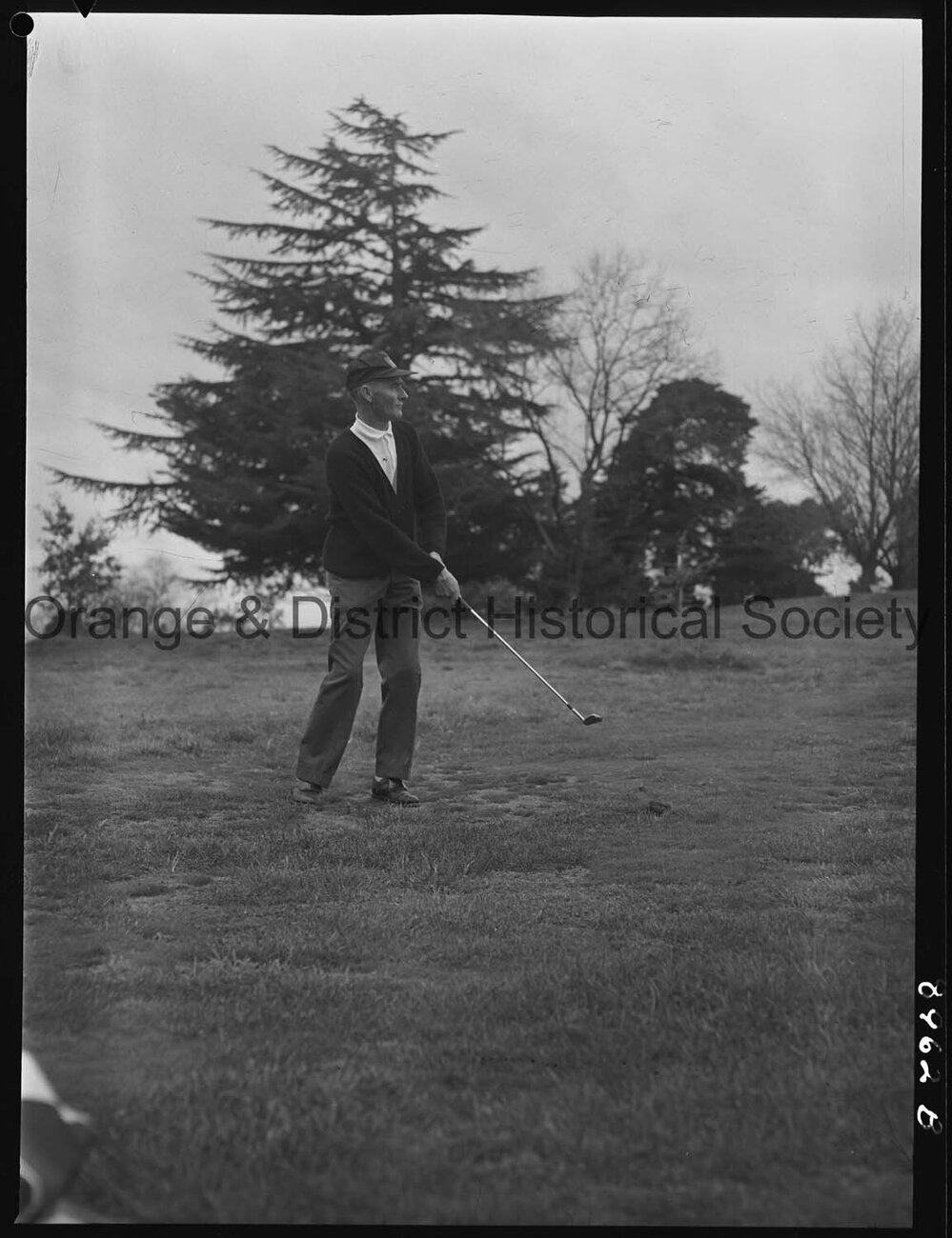 Visiting golfers play Orange Club