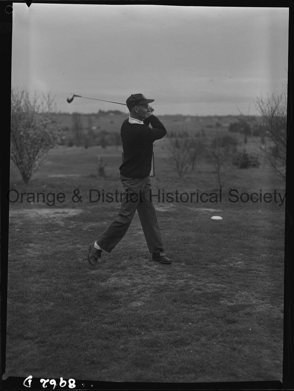 Visiting golfers play Orange Club