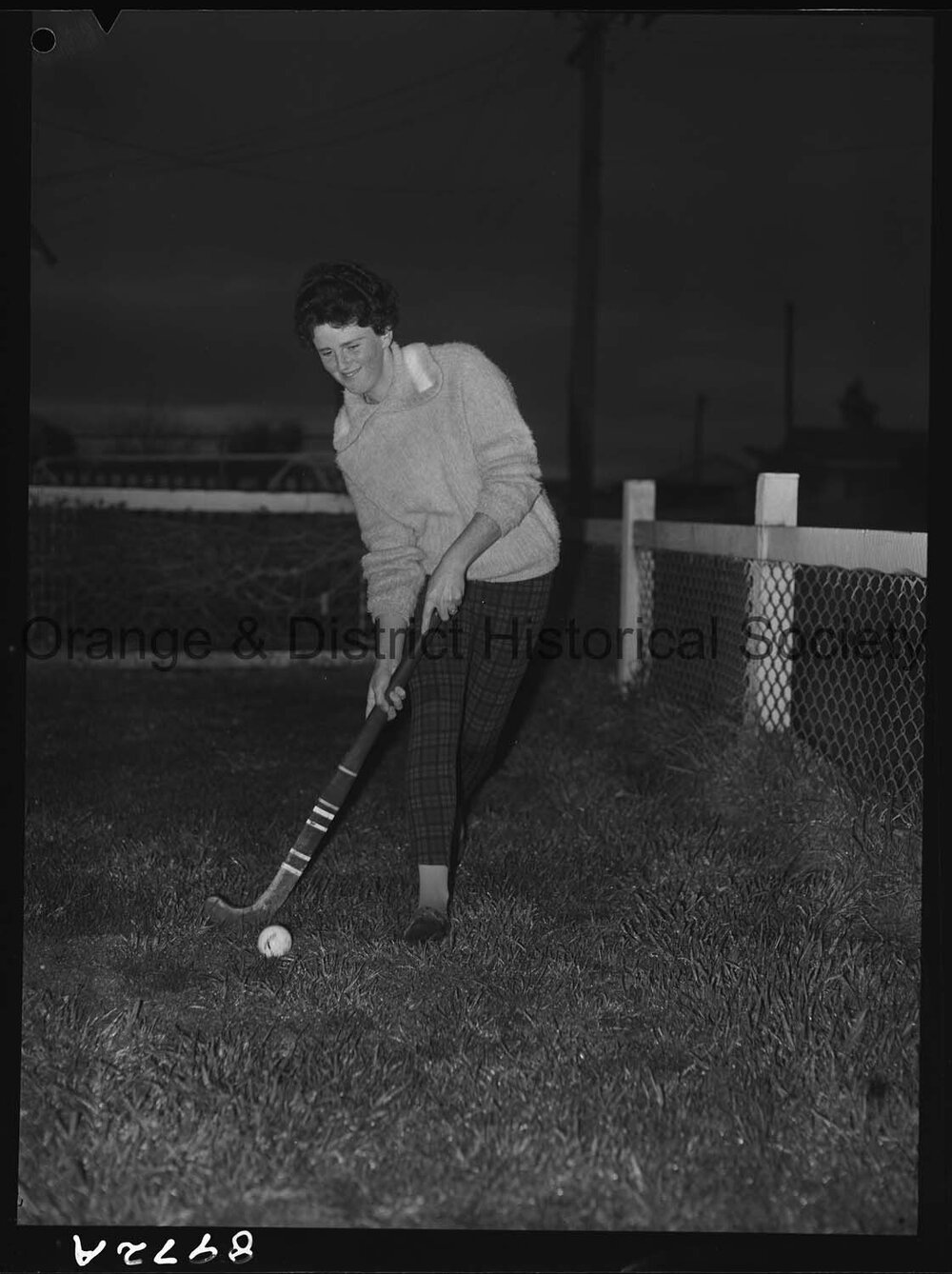 Gail Pringle, captain of Marathon's hockey team