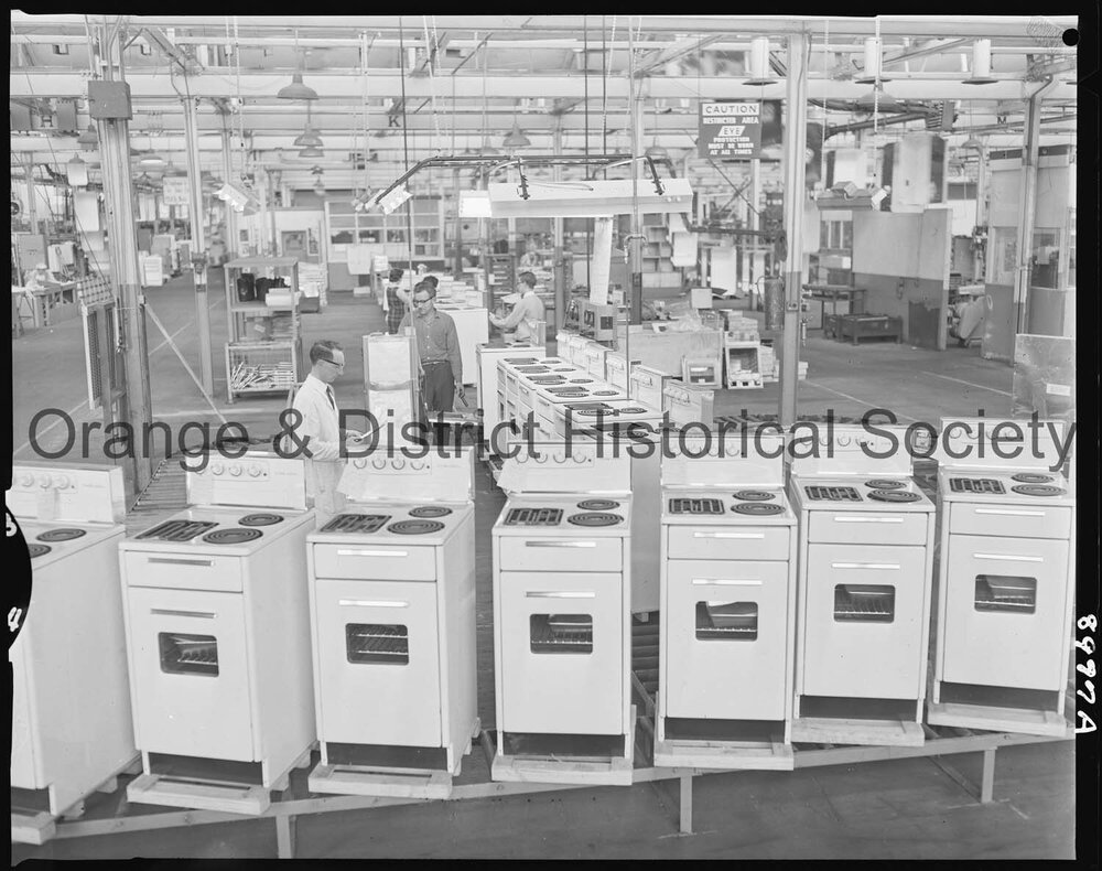 Email stoves production line