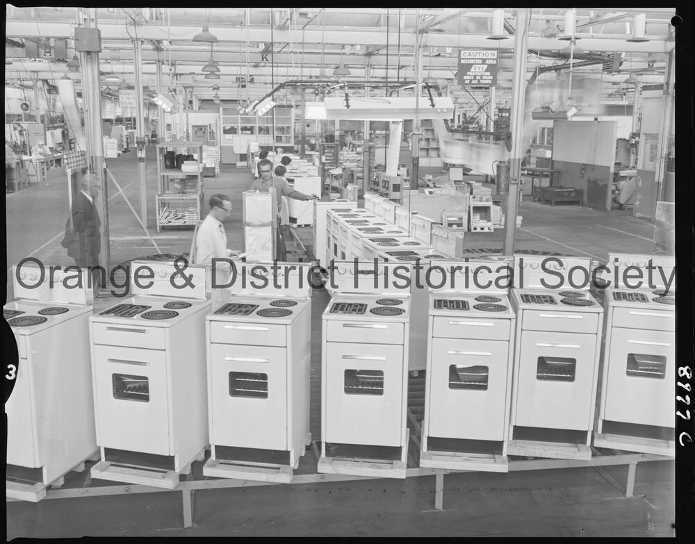 Email stoves production line