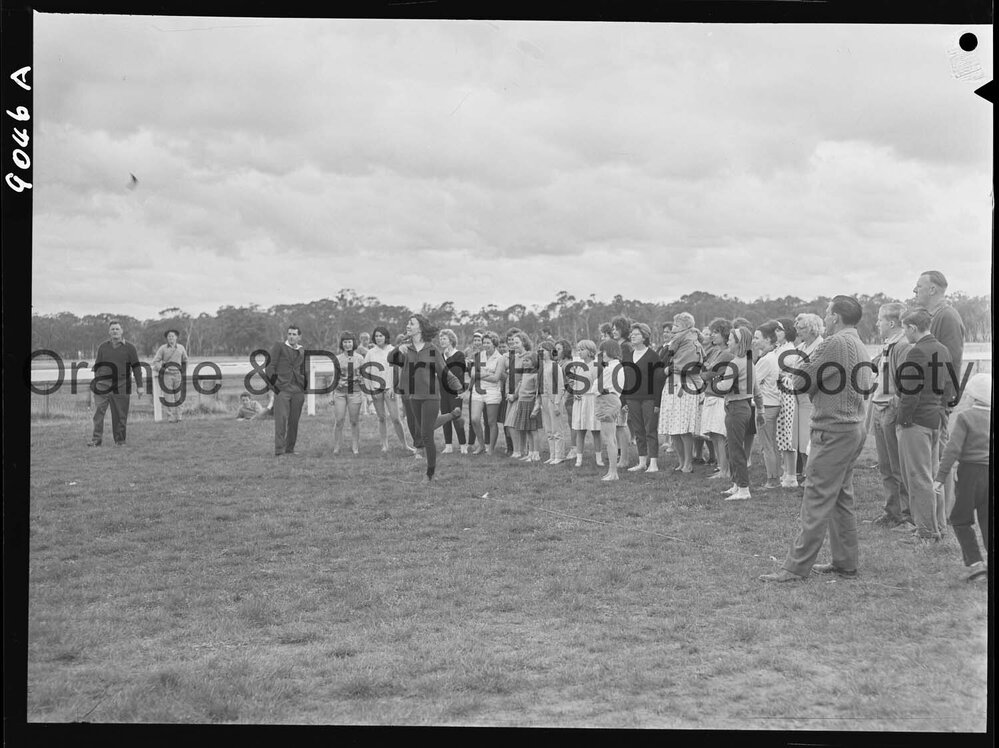Railway picnic at Orange racecourse