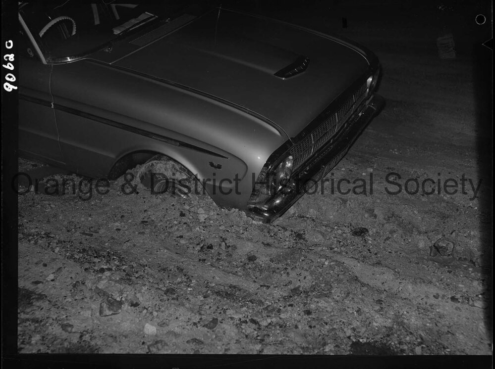 Bogged car