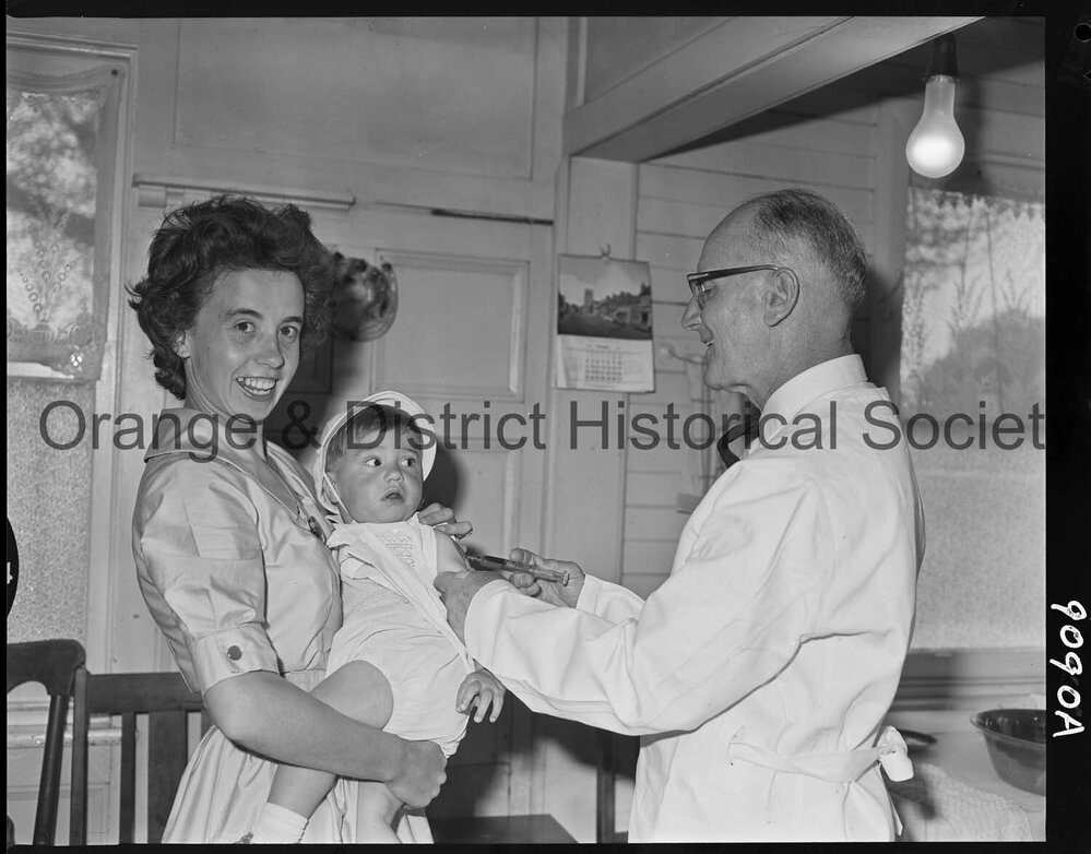 Polio injections for babies