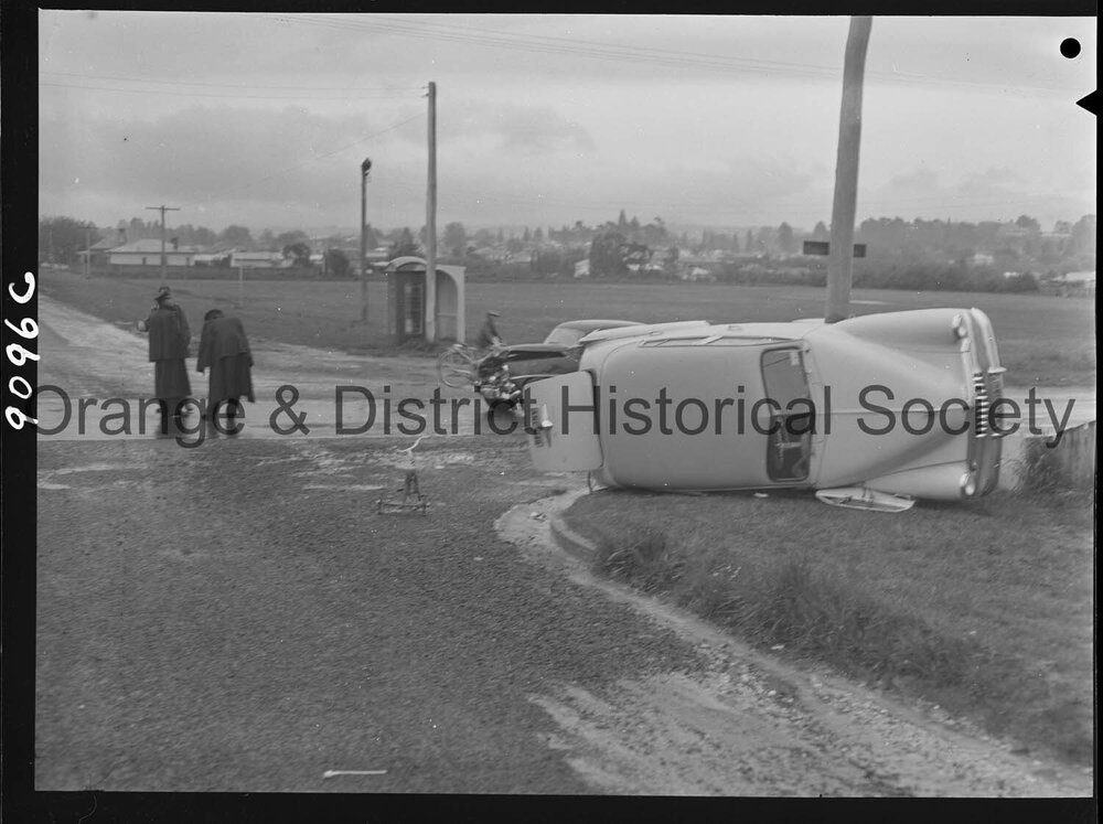 Two-car accident