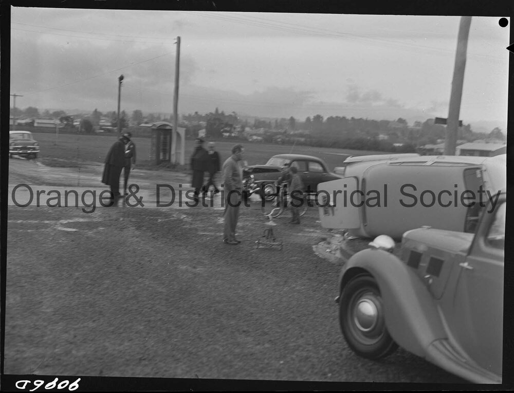Two-car accident