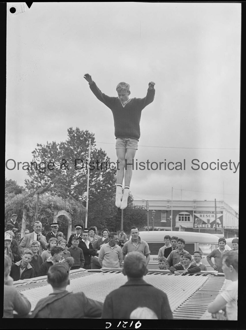 Trampoline display