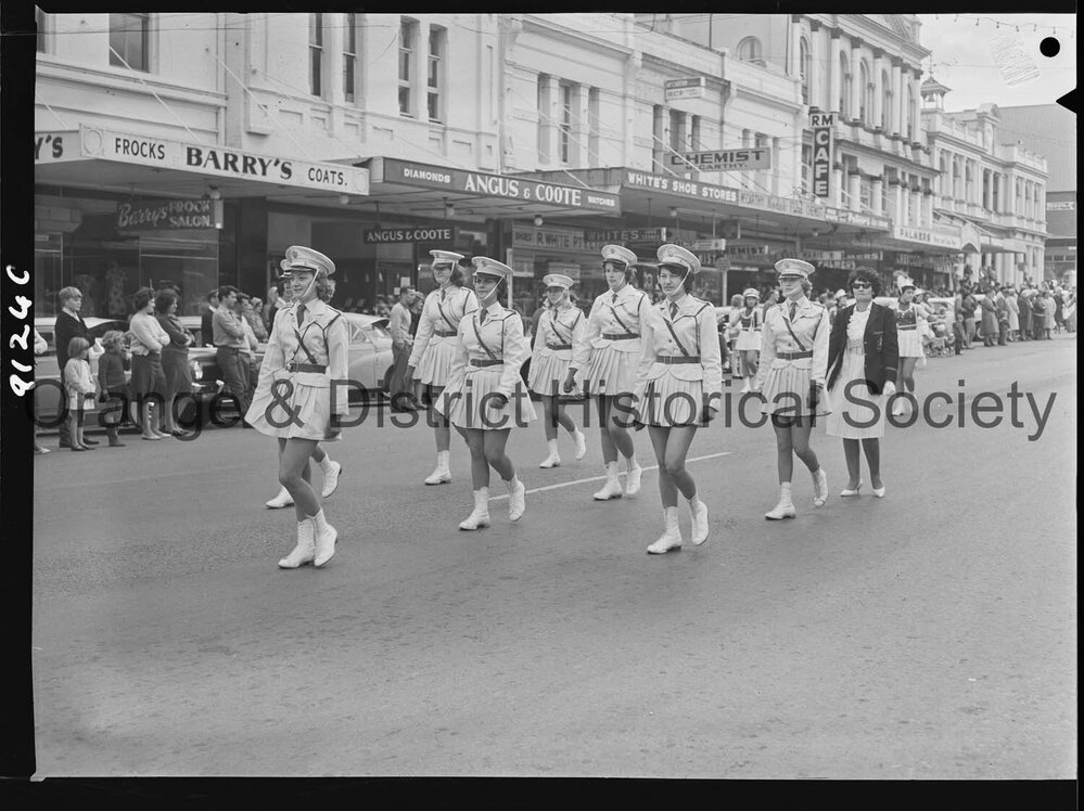 Cherry Blossom marching girls