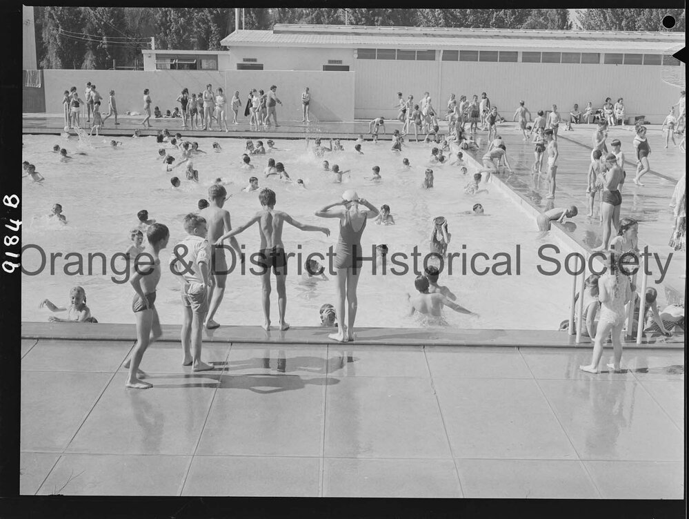 Swimmers at Olympic Pool