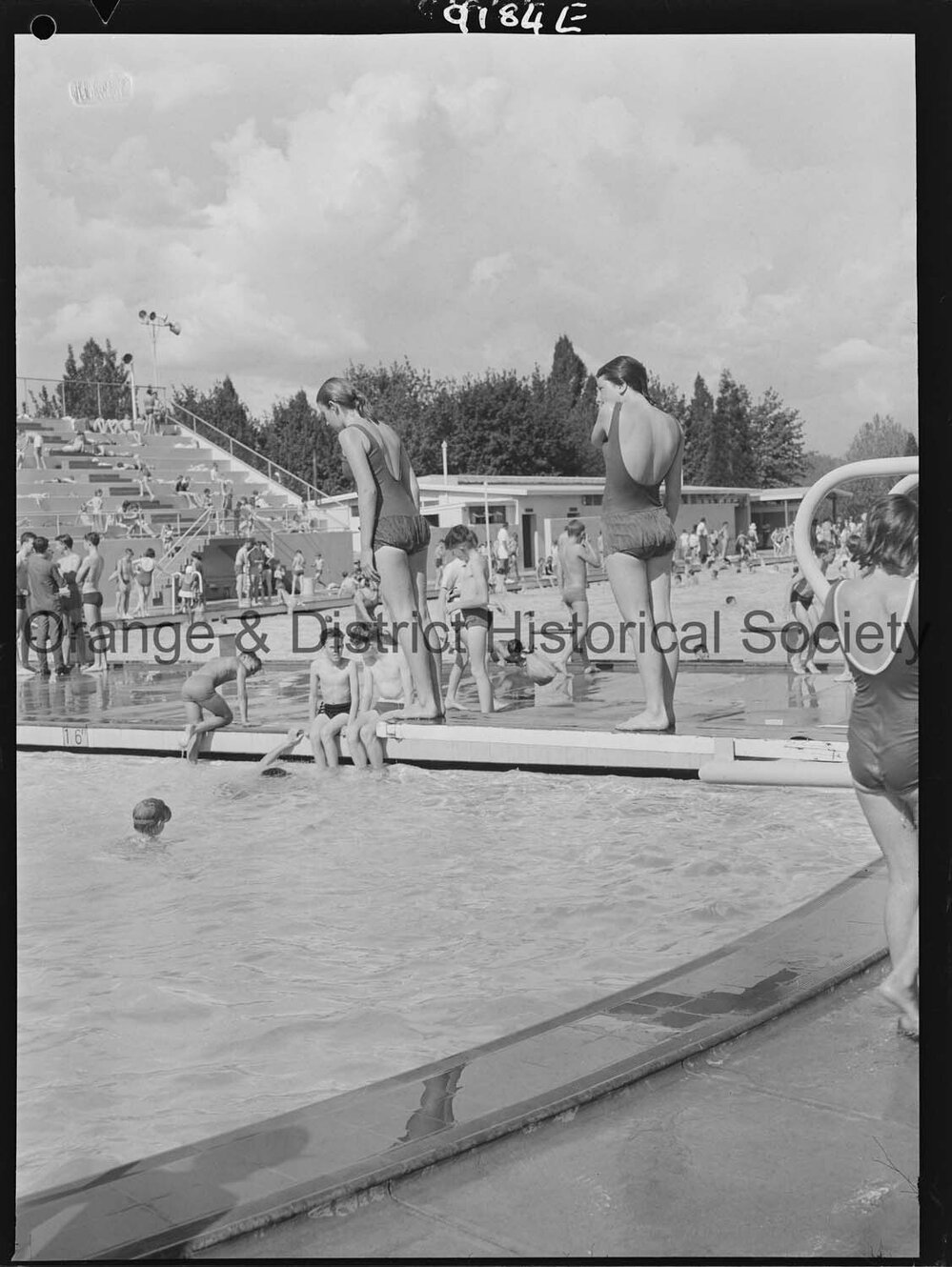 Swimmers at Olympic Pool