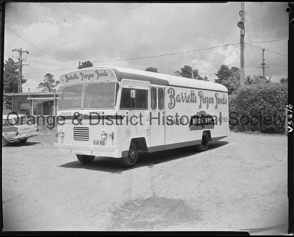 Barrett's frozen foods bus