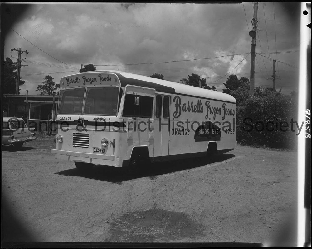 Barrett's frozen foods bus