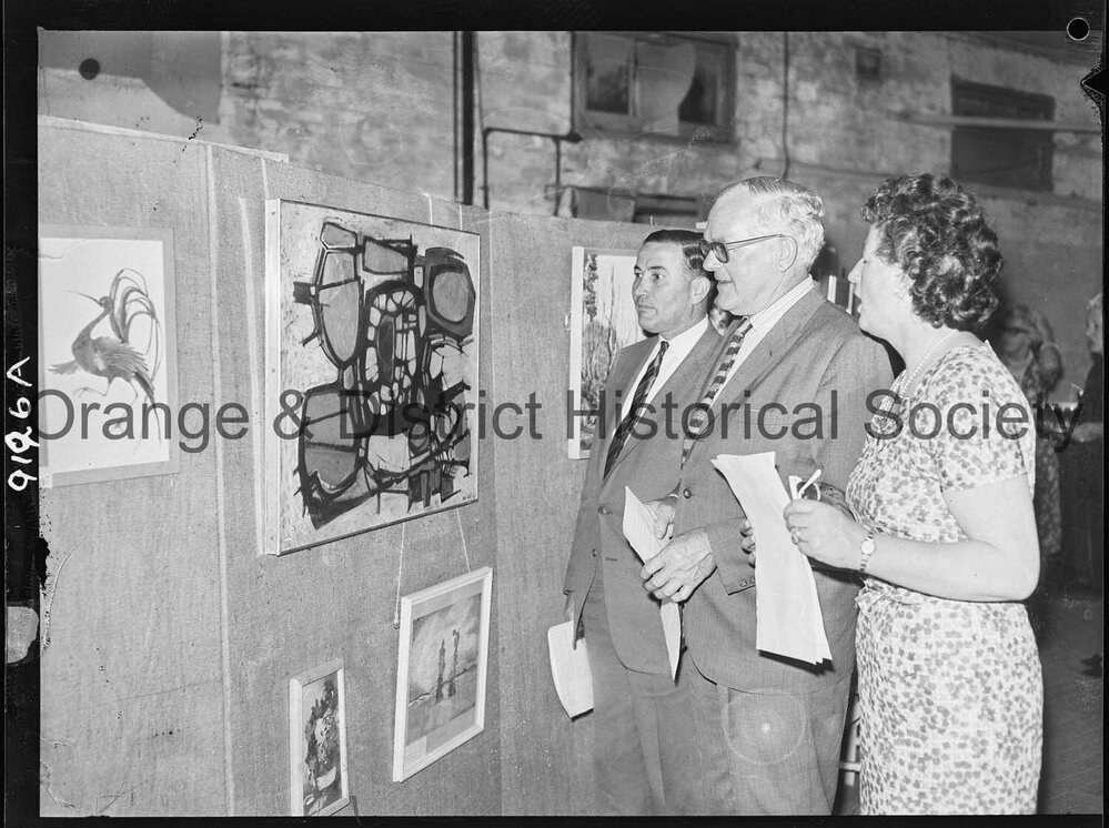 Art exhibition opening