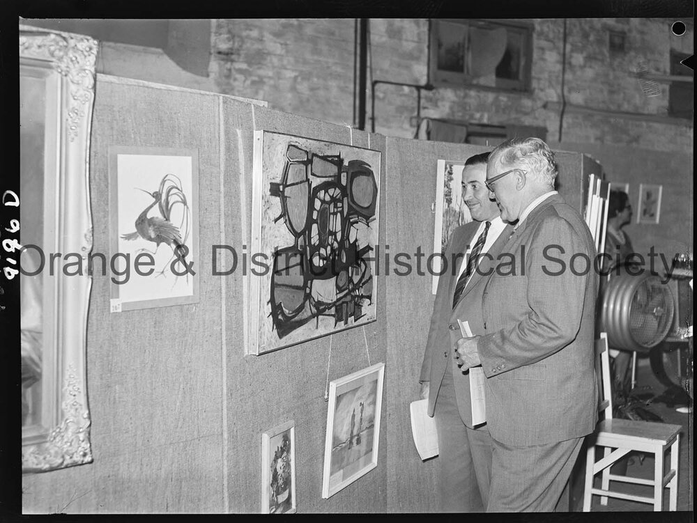 Art exhibition opening