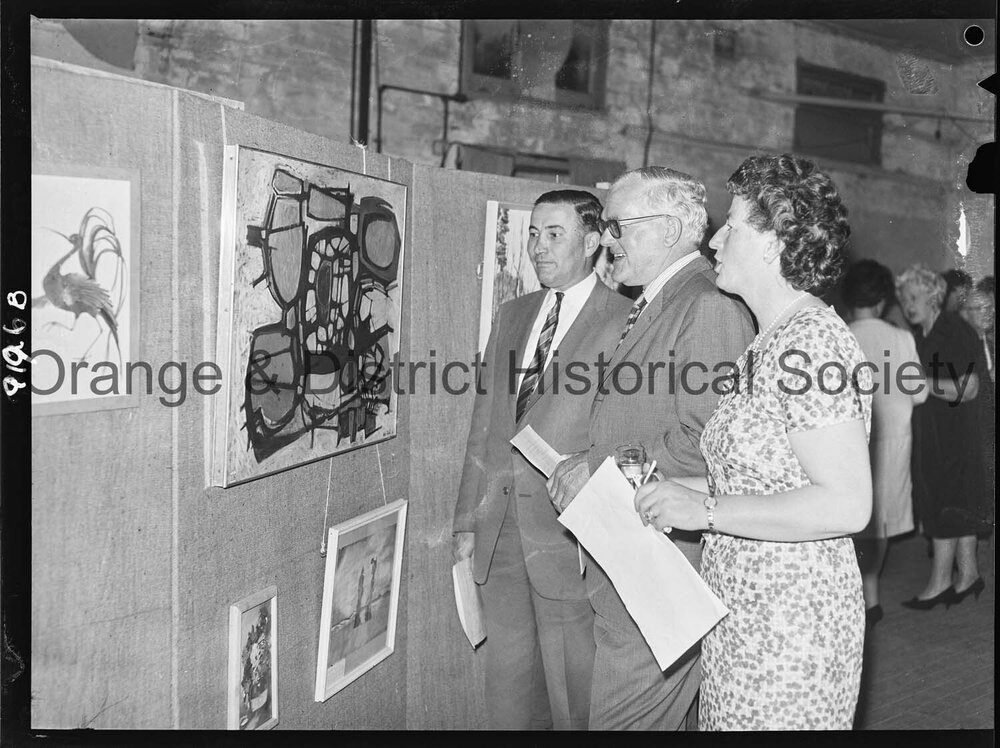 Art exhibition opening