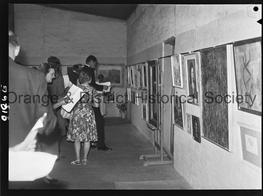 Art exhibition opening