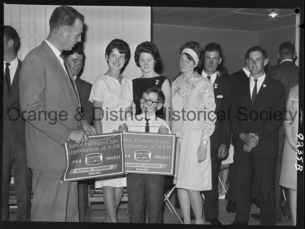 Junior Farmers' Club award