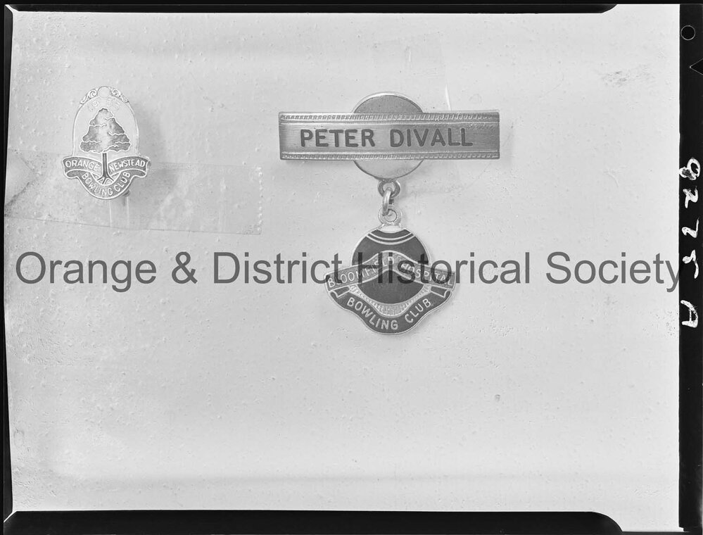 Bowling club badges