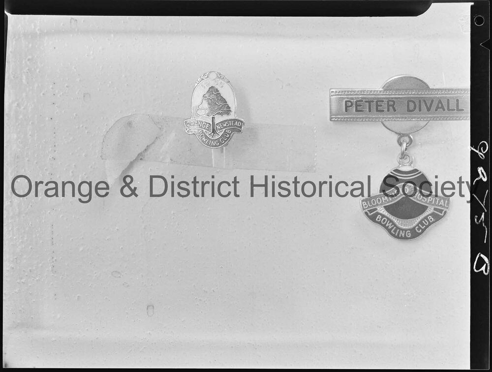 Bowling club badges
