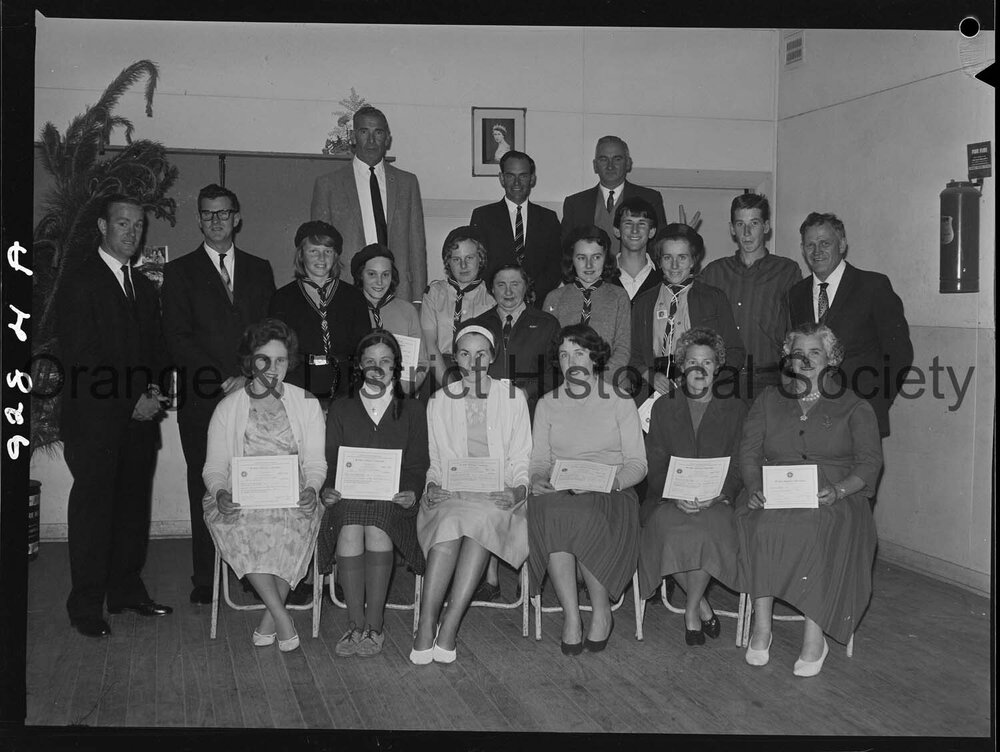 First Aid Certificate presentation